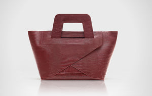 Embossed Lizard Red