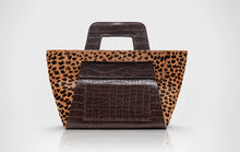 NEW ARRIVAL. Pony Hair Leopard with Embossed Leather